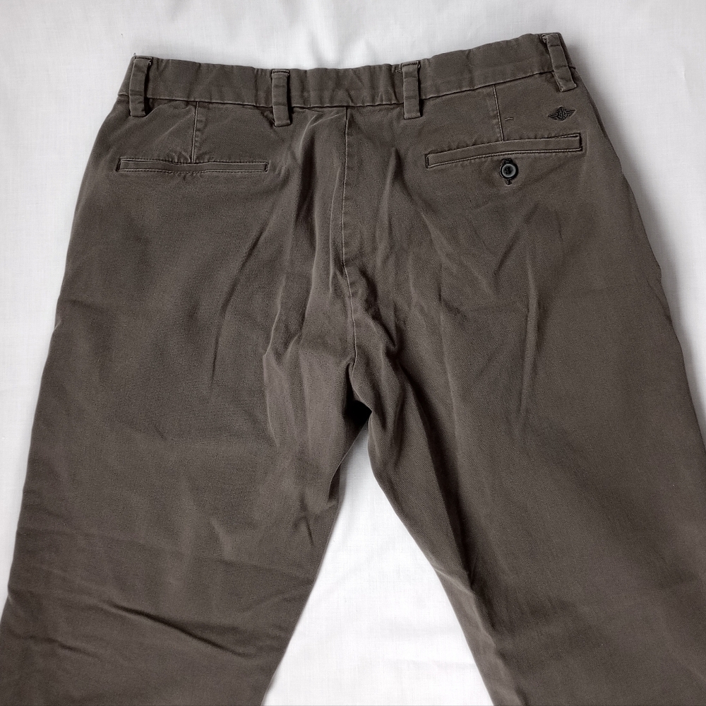 Dockers▪️34x32 Straight Fit Grey Khaki Pants - Picture 4 of 9